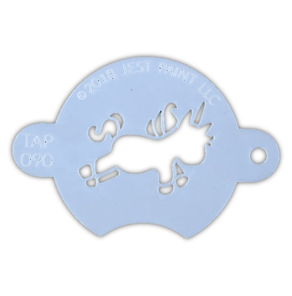 TAP 090 Face Painting Stencil | Chubby Little Unicorn - Fusion Body Art