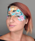 TAP 092 Face Painting Stencil | Swimming Mermaid - NEW - Fusion Body Art