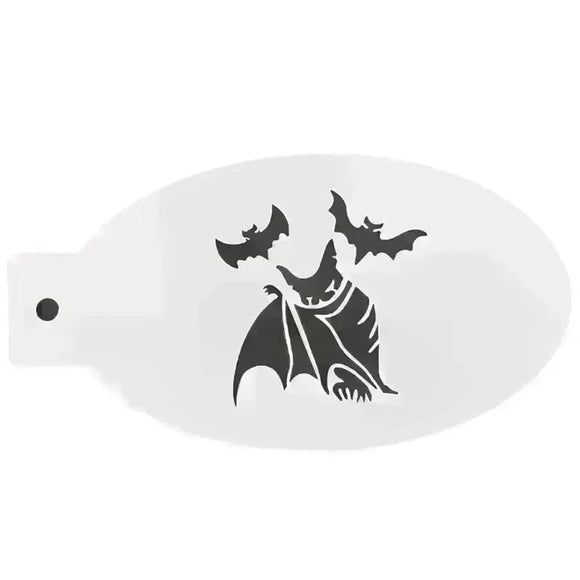 Vampire Bats Face Painting Stencil - H04 - Fusion Body Art