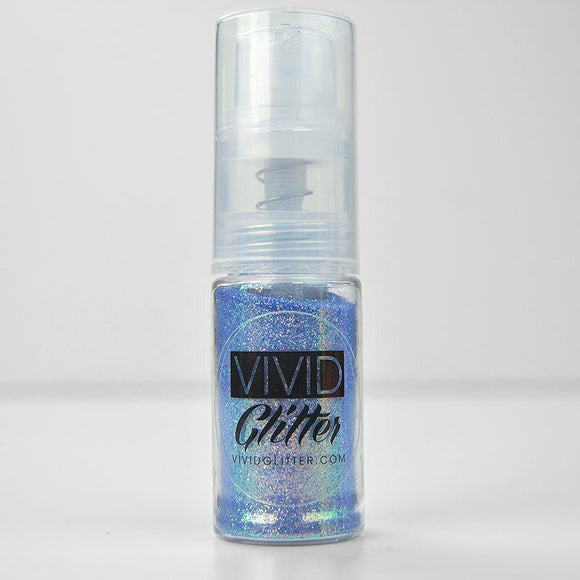 VIVID Glitter | Fine Mist Glitter Spray Pump | Frosted Blue 14ml - Fusion Body Art