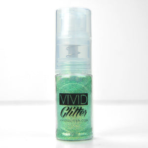 VIVID Glitter | Fine Mist Glitter Spray Pump | Golden Mint 14ml - Fusion Body Art