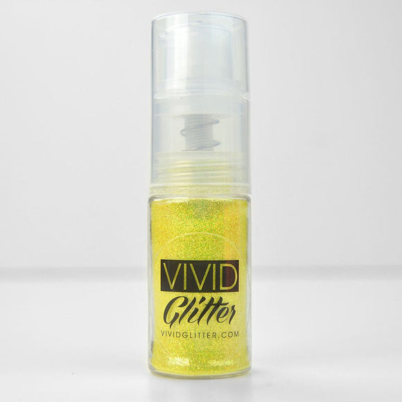 VIVID Glitter | Fine Mist Glitter Spray Pump | Lemonade 14ml - Fusion Body Art