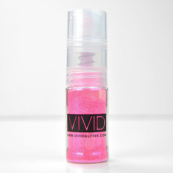 VIVID Glitter | Fine Mist Glitter Spray Pump | Pink Kiss 14ml - Fusion Body Art
