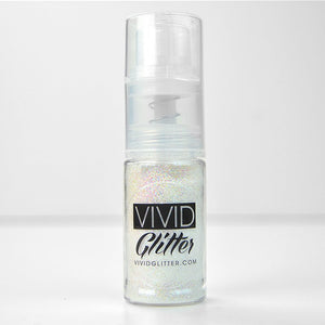 VIVID Glitter | Fine Mist Glitter Spray Pump | White Hologram 14ml - Fusion Body Art