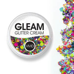 VIVID Glitter | GLEAM Glitter Cream | Aloha 7.5g Jar - Fusion Body Art