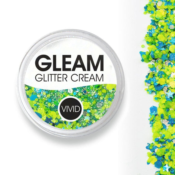 VIVID Glitter | GLEAM Glitter Cream | Breeze 7.5g Jar - Fusion Body Art