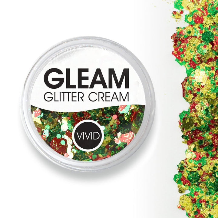 VIVID Glitter | GLEAM Glitter Cream | Christmas Miracle 7.5g Jar (non - stocked) - Fusion Body Art