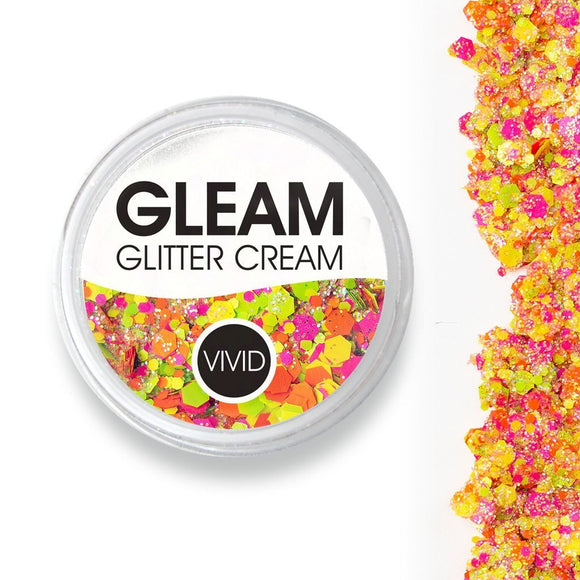 VIVID Glitter | GLEAM Glitter Cream | Lava Pool 7.5g Jar - Fusion Body Art