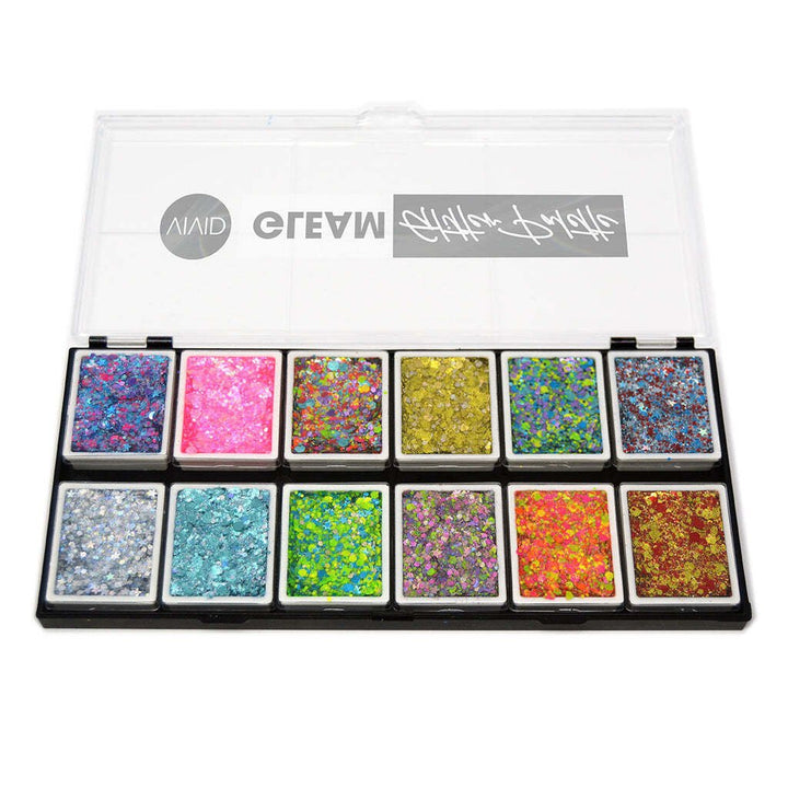 VIVID Glitter | Gleam Glitter Cream | Let's Party Palette - Fusion Body Art