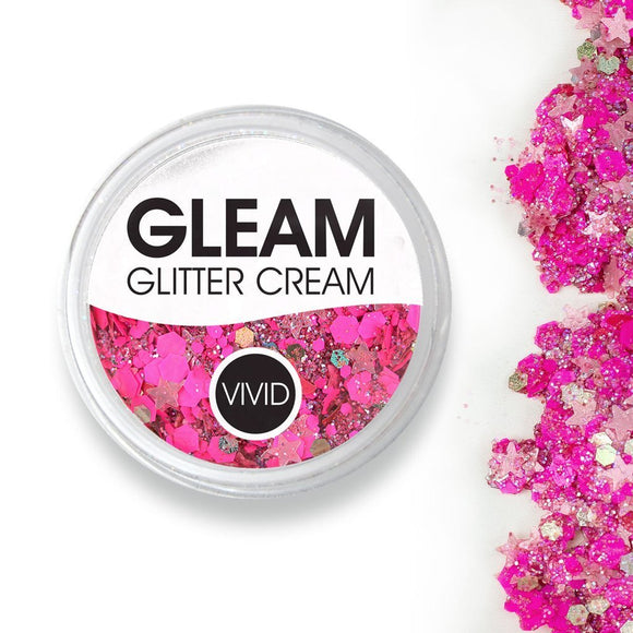 VIVID Glitter | GLEAM Glitter Cream | Watermelon 7.5g Jar - Fusion Body Art