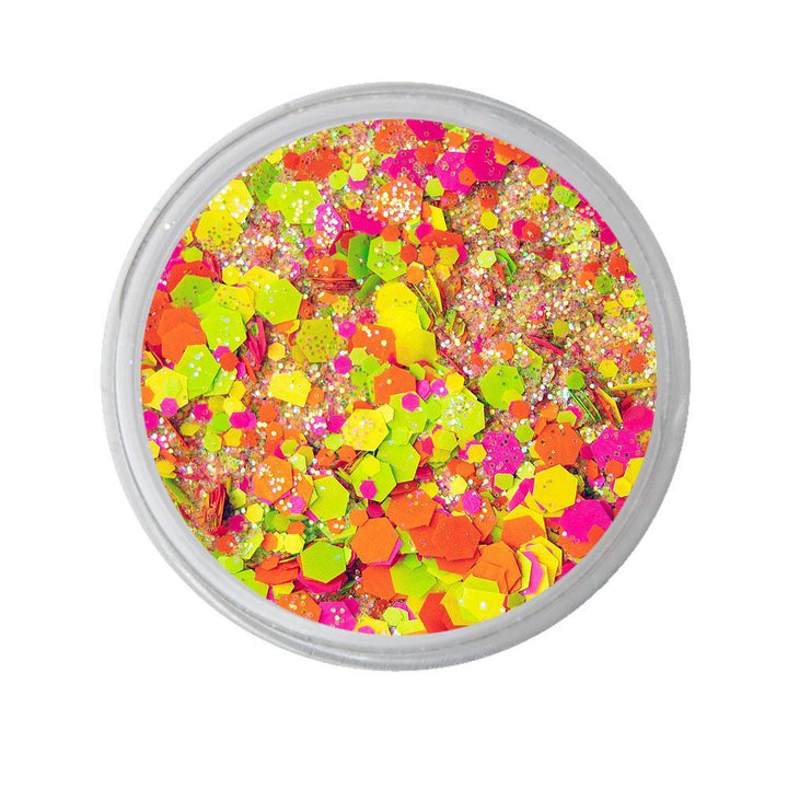 VIVID Glitter | Loose Chunky Body Glitter | Lavapool 7.5g Jar - Fusion Body Art