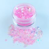 VIVID Glitter | Loose Chunky Body Glitter | Princess Pink 7.5g Jar - Fusion Body Art