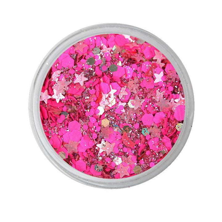 VIVID Glitter | Loose Chunky Body Glitter | Watermelon 7.5g Jar - Fusion Body Art