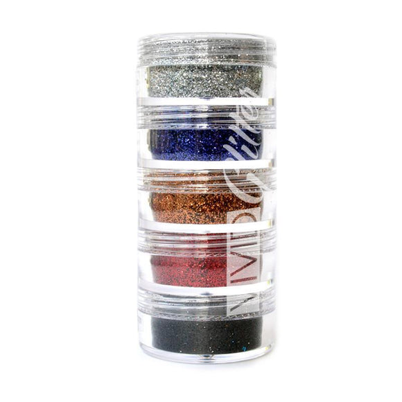 VIVID Glitter | Snappin Rainbow Fine Glitter Set 5 X 7.5g - Fusion Body Art