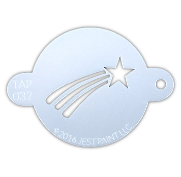 TAP 032 Face Painting Stencil | Shooting Star (non-stocked)